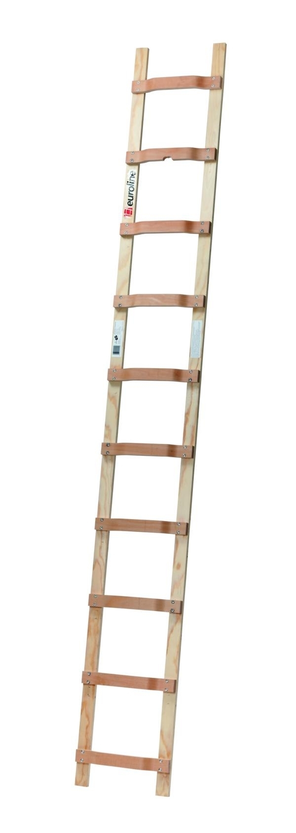 Holz-Dachdeckerauflegeleiter, 8 Sprossen Holz-Dachdeckerauflegeleiter, 8 Sprossen