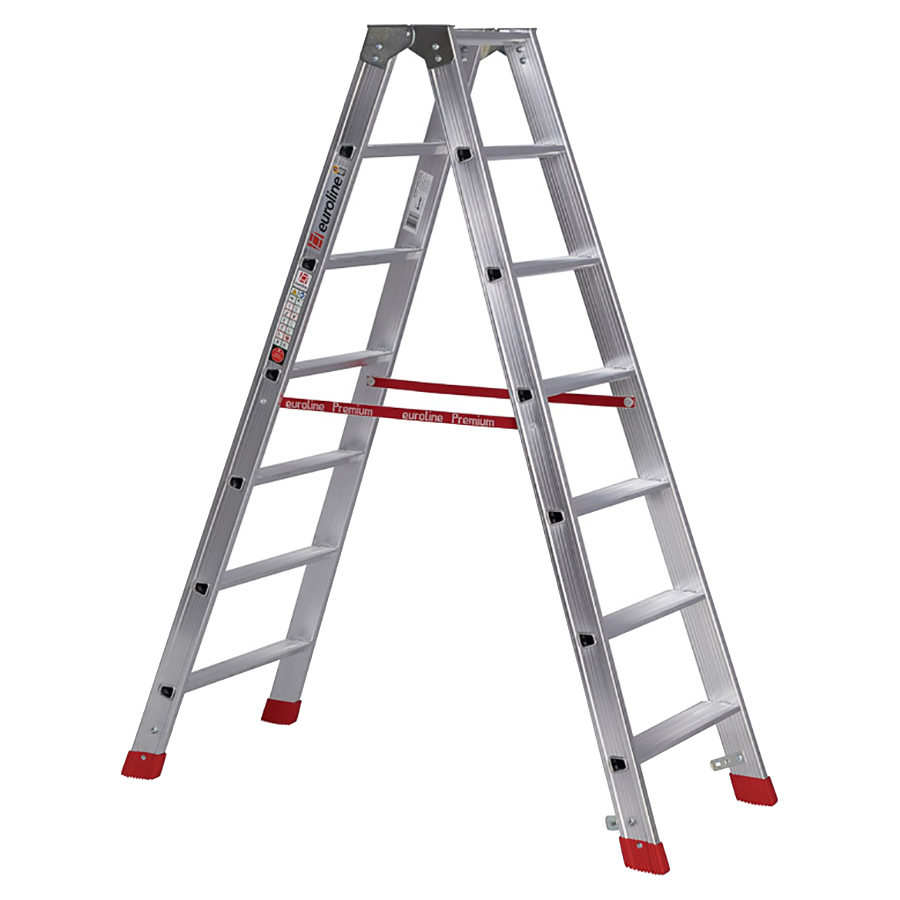 PREMIUM line Alu-Stufenstehleiter, 2 x 2 Stufen