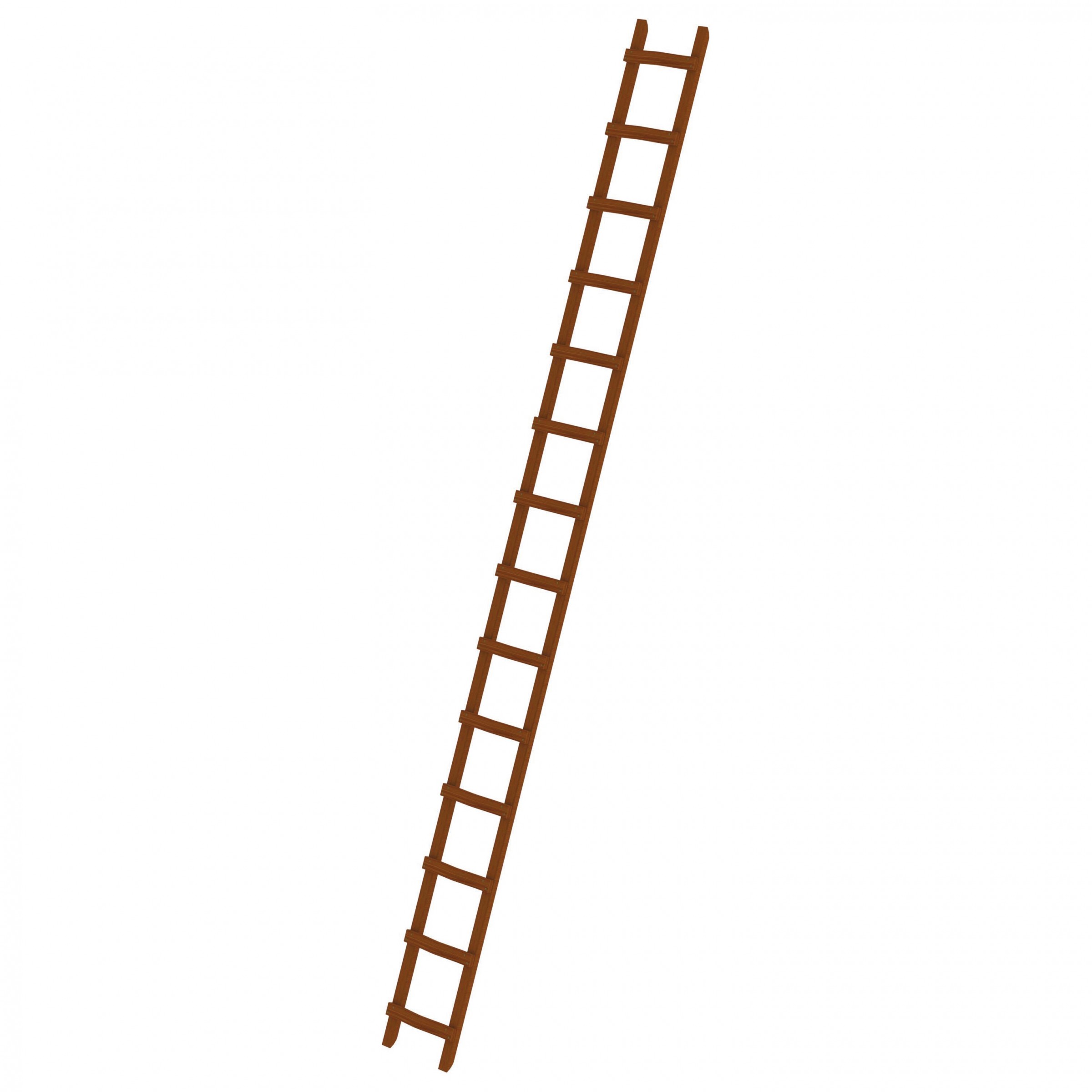 Dachdecker-Auflegeleiter aus Holz 10 Sprossen Dachdecker-Auflegeleiter aus Holz 10 Sprossen