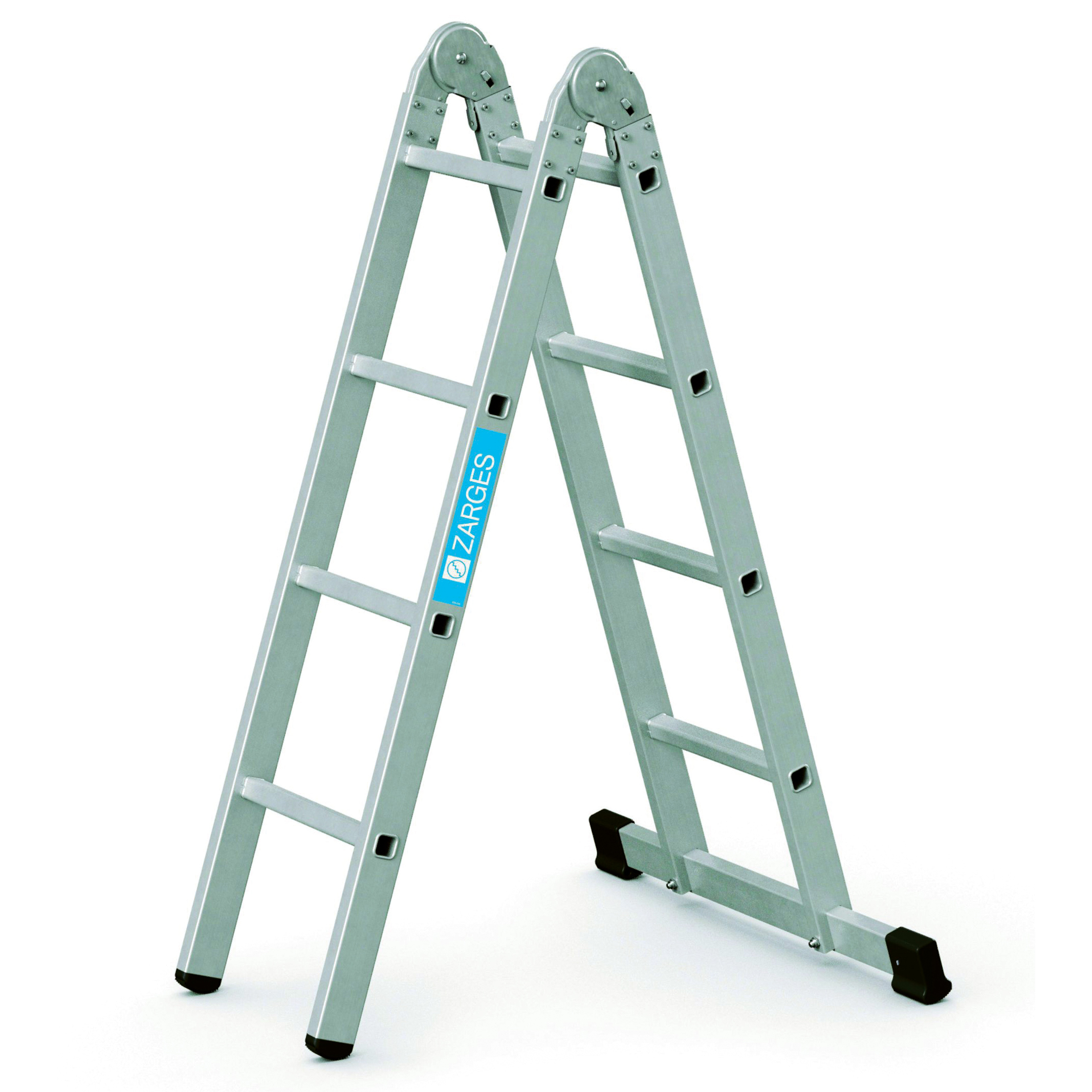 Combimaster X, Mehrzweck-Klappleiter, 2-teilig 2x4 Sprossen