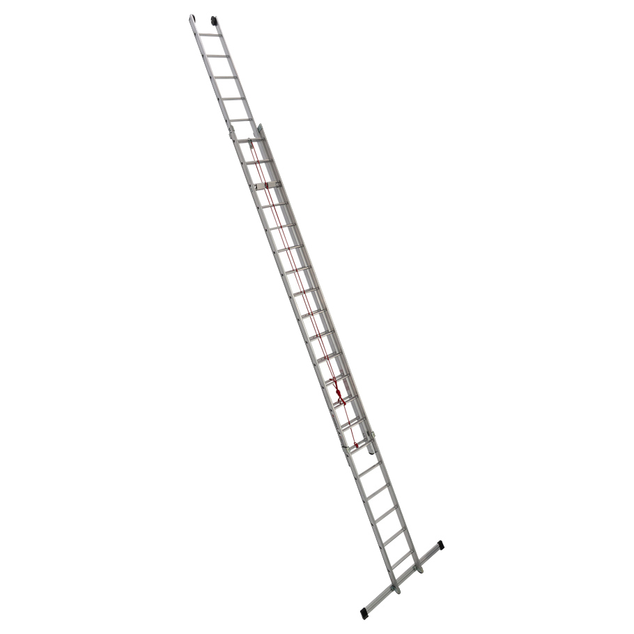 PREMIUM line Alu-Seilzugleiter, 2-teilig, 2 x 15 Sprossen