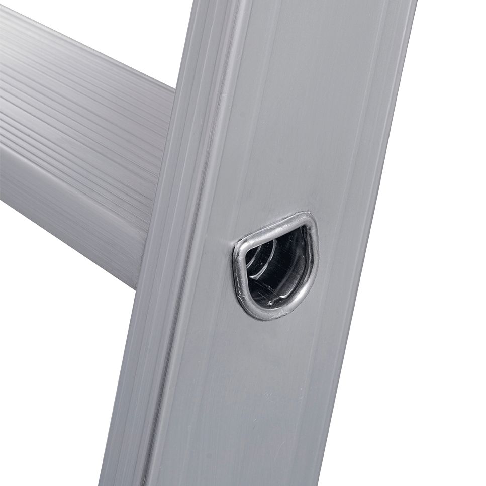 STABILO Stufen-Stehleiter, fahrbar mit Traverse 6 Stufen