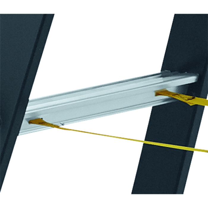 Megastep B, Gebördelte Sprossen-Stehleiter, 2 x 6 Sprossen Megastep B, Gebördelte Sprossen-Stehleiter, 2 x 6 Sprossen
