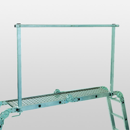 Zubehör Aluminium-Geländer Vielzweckleiter 4-teilig mit nivello®-Traverse - 2x2+2x3 Sprossen