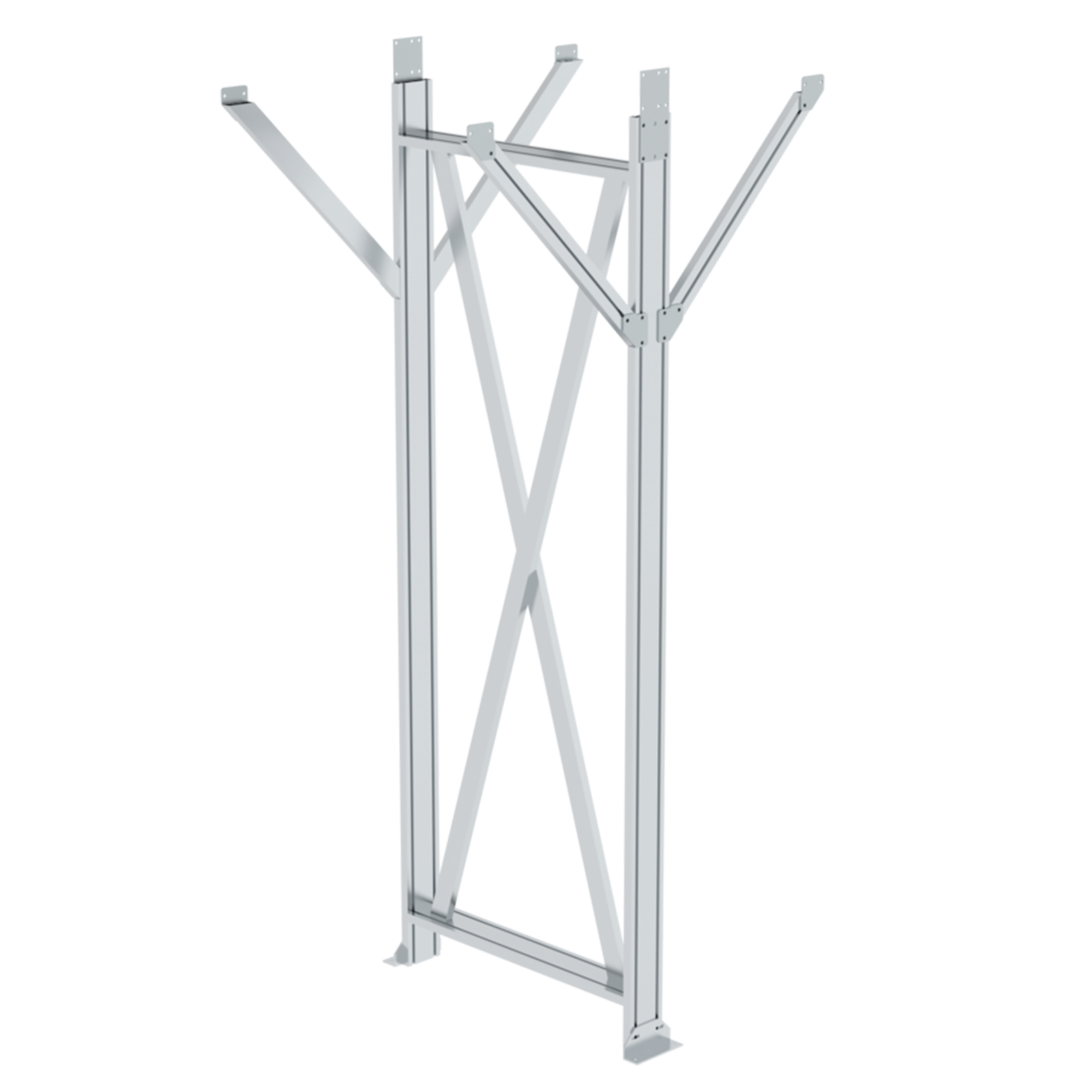 Stützteil für Baukastensystem Laufsteg Plattformhöhe 1250 bis 2499 mm