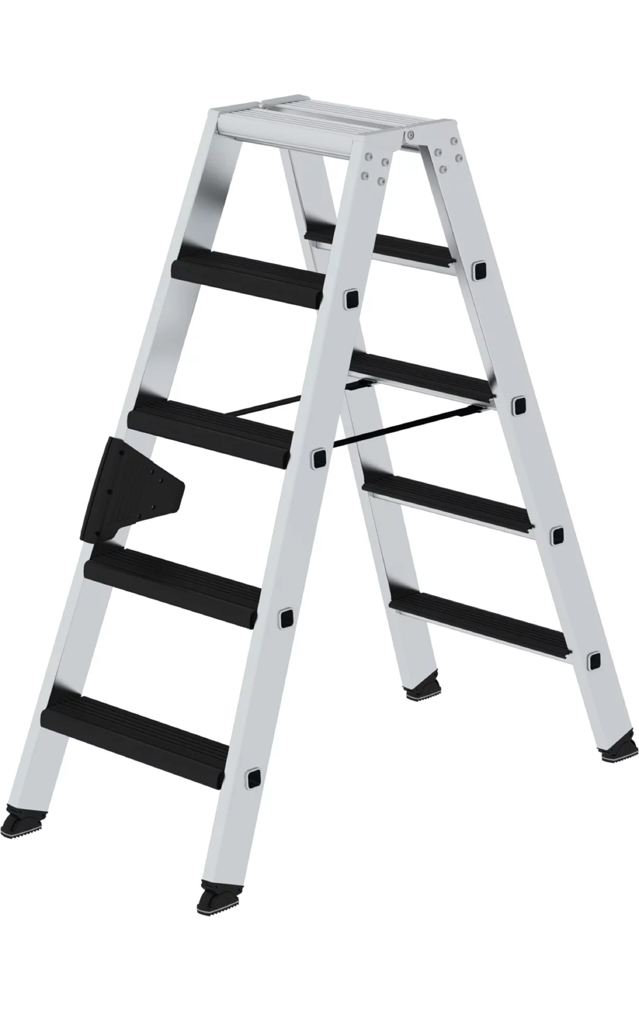 42210 Stufen-Stehleiter beidseitig begehbar mit relax step, 2x8 Stufen