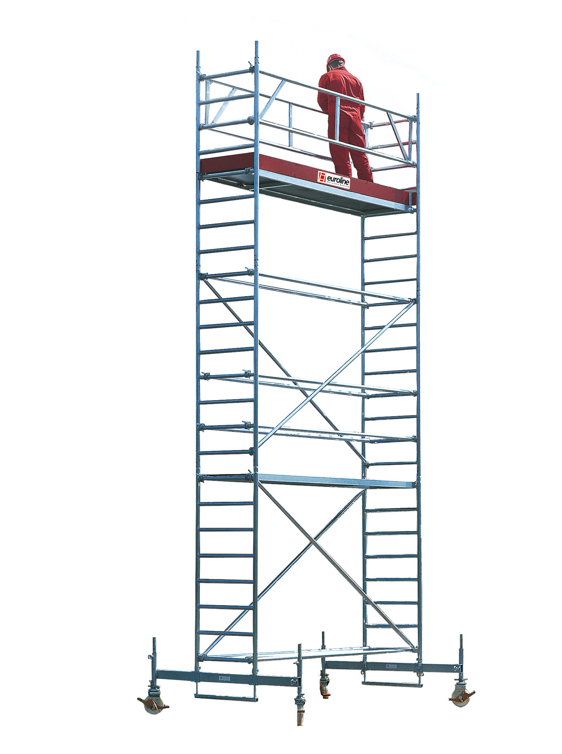 Gerüsttyp 9521 mit Sicherheitsaufbau - Arbeitshöhe 3,15 m
