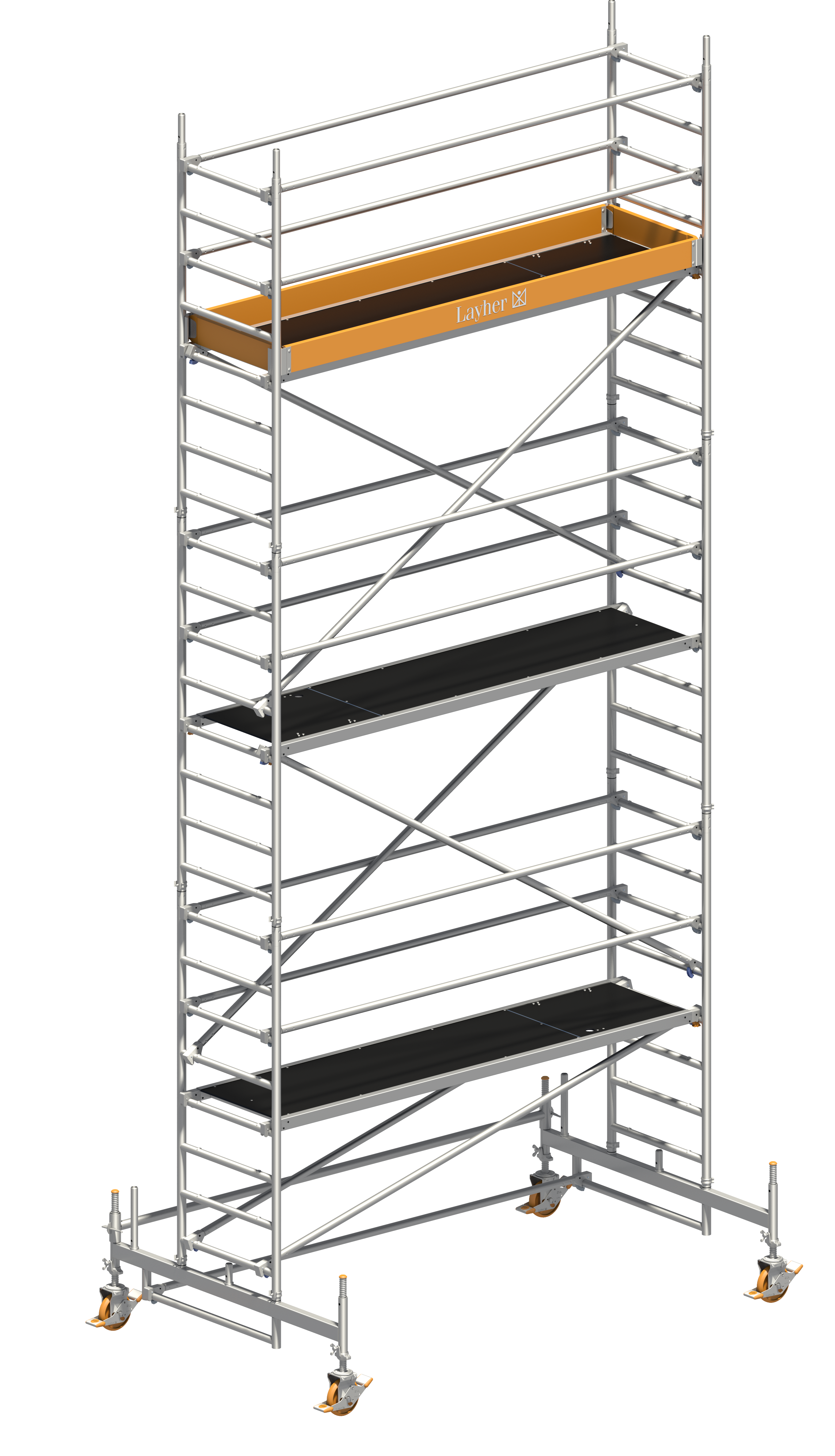 Uni Standard Sicherheitsaufbau P2 Arbeitshöhe 6,35 m