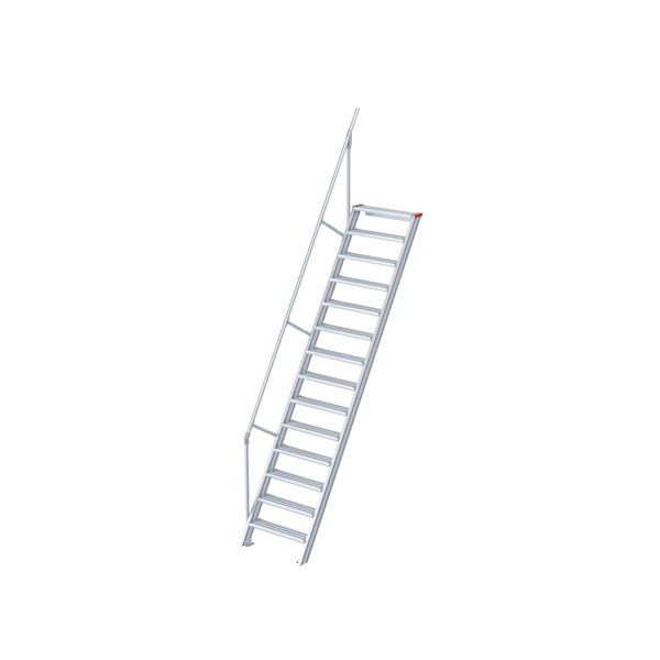 Euroline 60° Treppe , 1000 mm Stufenbreite, 4 Stufen