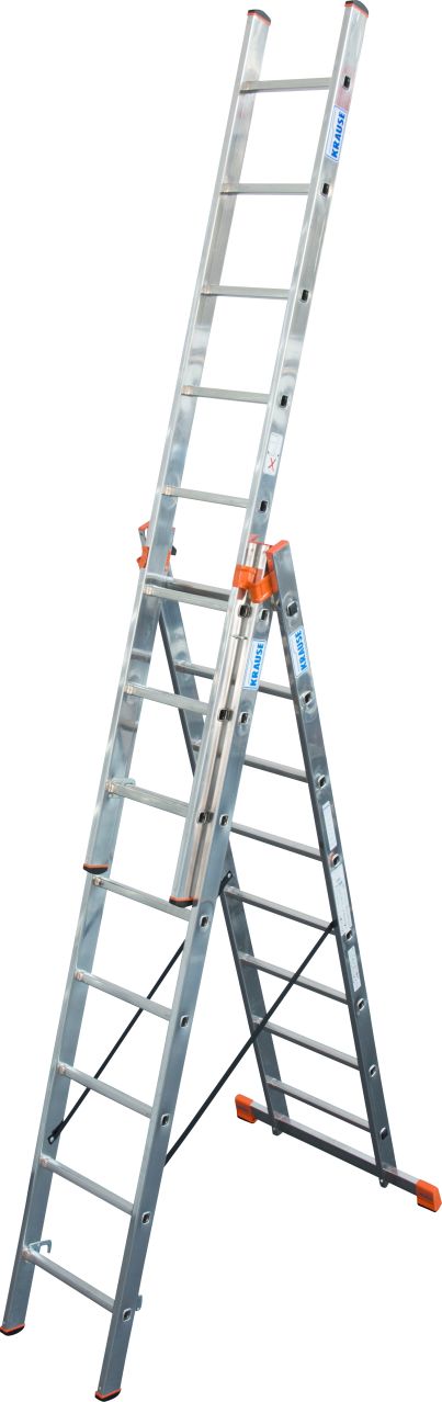 Monto Sprossen-Vielzweckleiter Tribilo, treppengängig 3x8 Sprossen