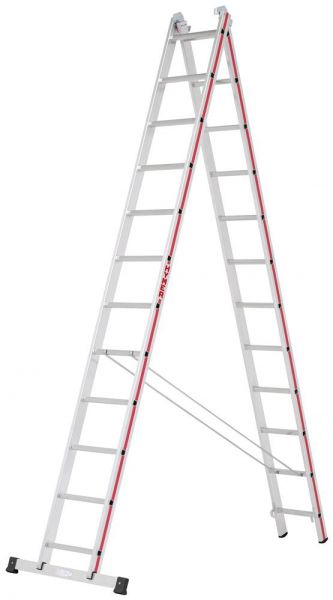 Mehrzweckleiter, zweiteilig - 2x8 Sprossen