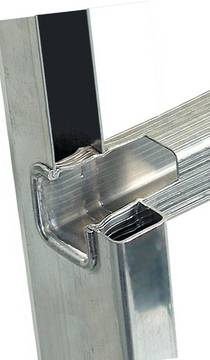 Stabilo Sprossen-Seilzugleiter, zweiteilig 2x15 Sprossen Stabilo Sprossen-Seilzugleiter, zweiteilig 2x15 Sprossen
