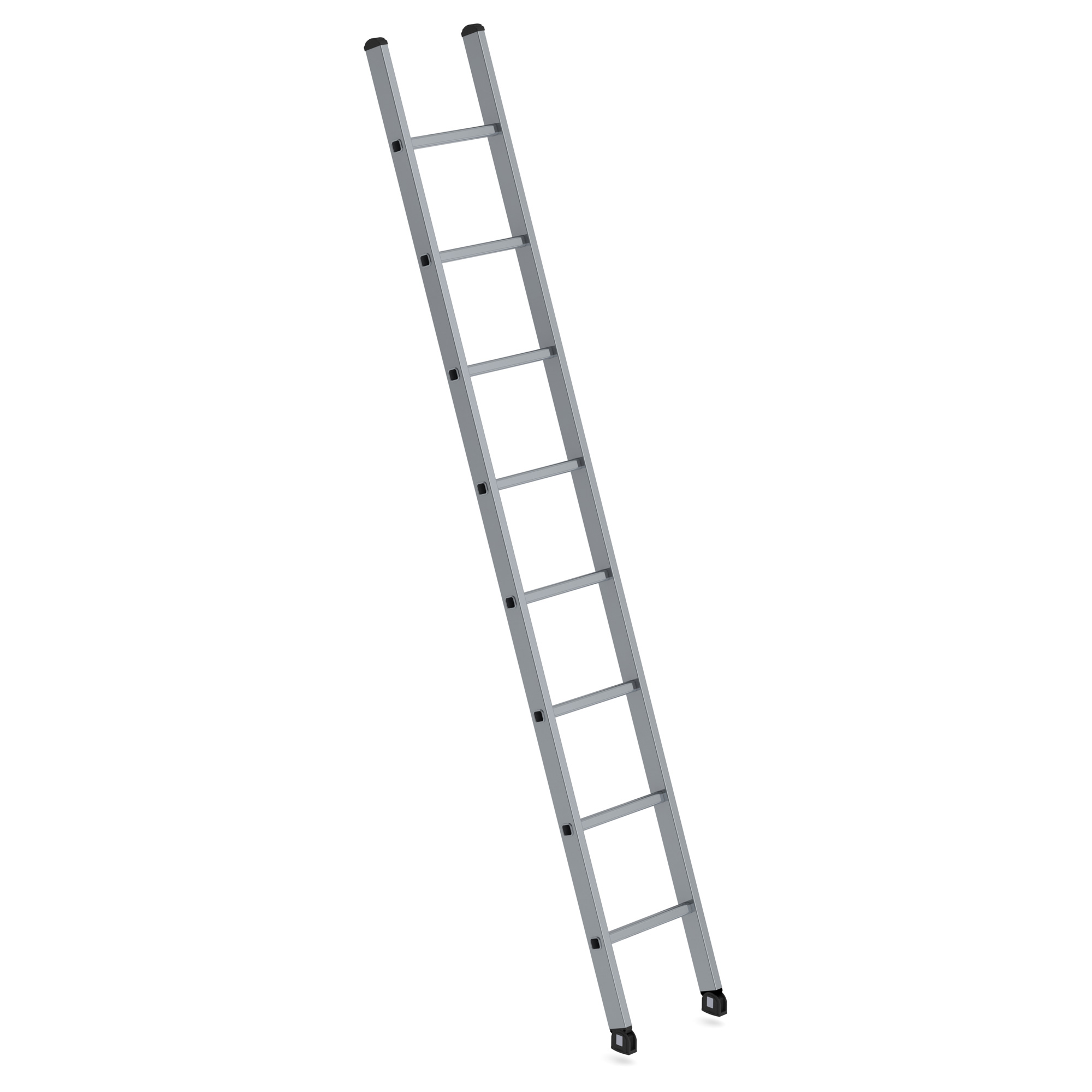 Sprossen-Anlegeleiter, ohne Standardtraverse, 6 Sprossen Sprossen-Anlegeleiter, ohne Standardtraverse, 6 Sprossen