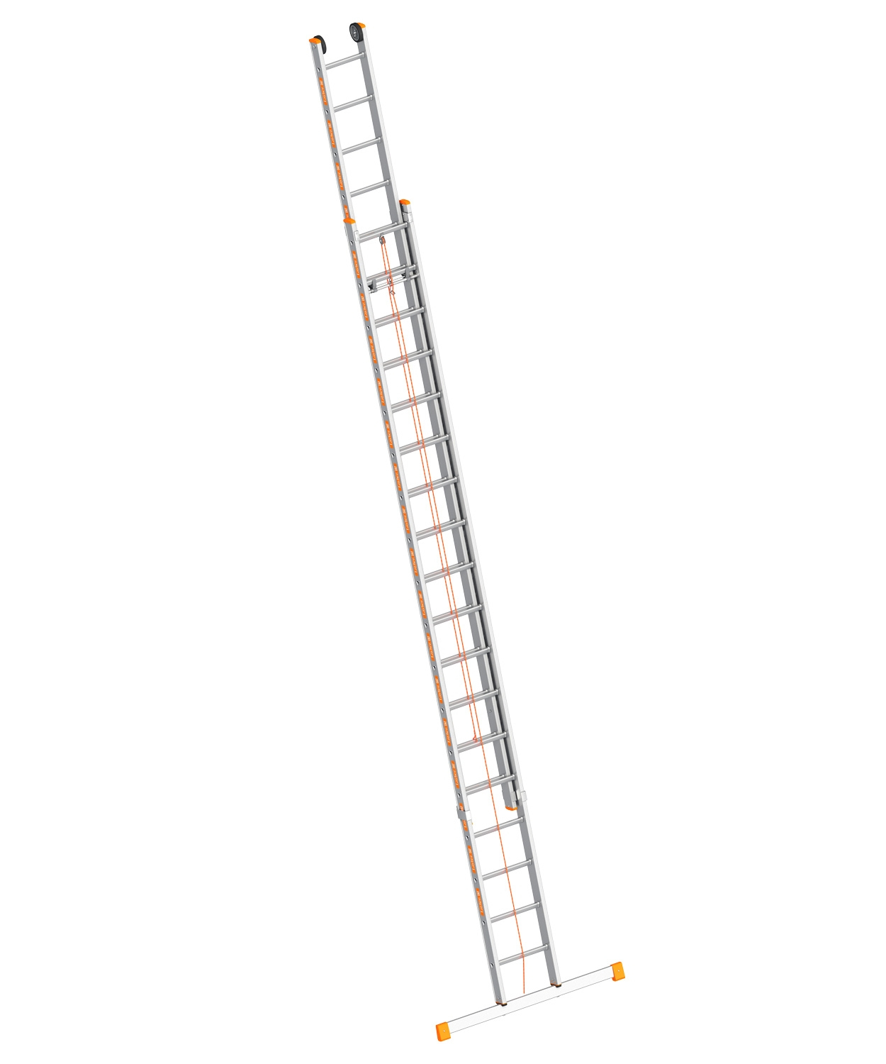 Seilzugleiter TOPIC 1037 - 2x14 Sprossen/Stufen