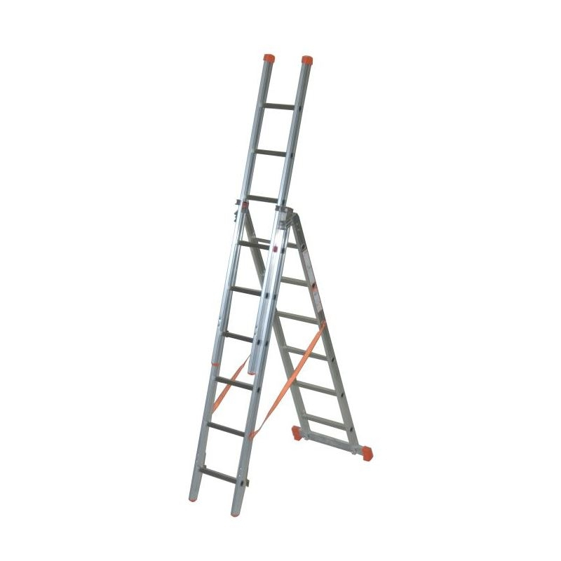 Mehrzweckleiter Genia - 3-teilig - 3x6 Sprossen
