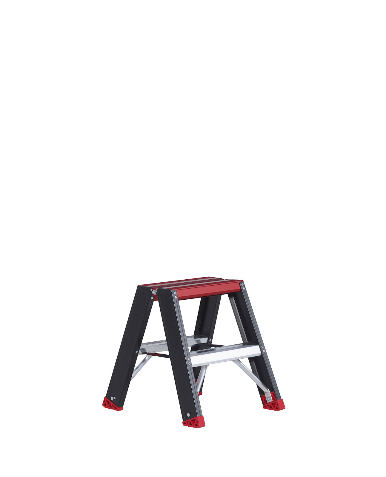 Taurus TDO Stufenstehleiter - beidseitig begehbar, 2 x 2 Stufen