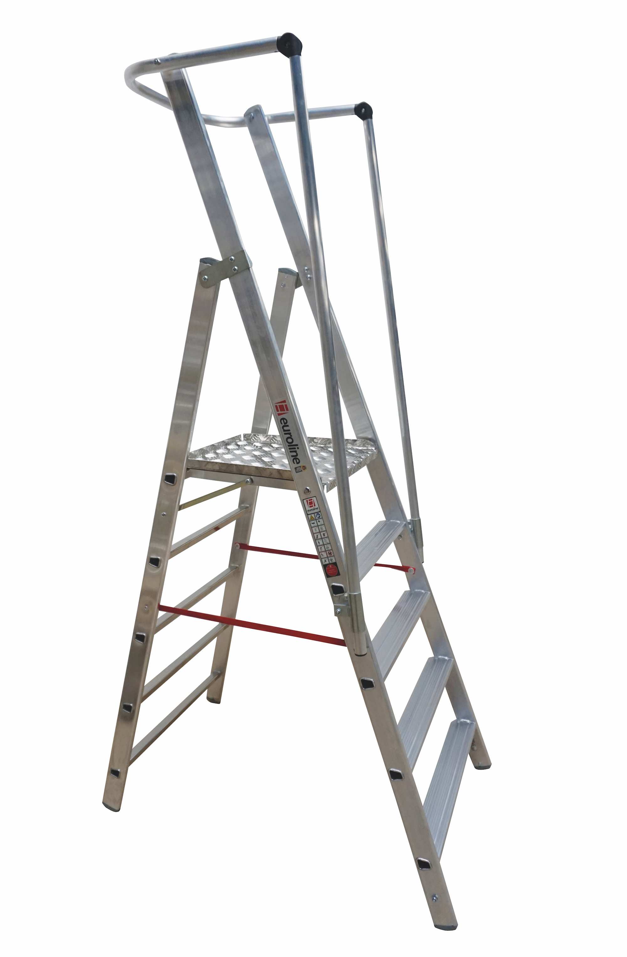 WORK line Leichte Alu – Plattformleiter, 5 Stufen