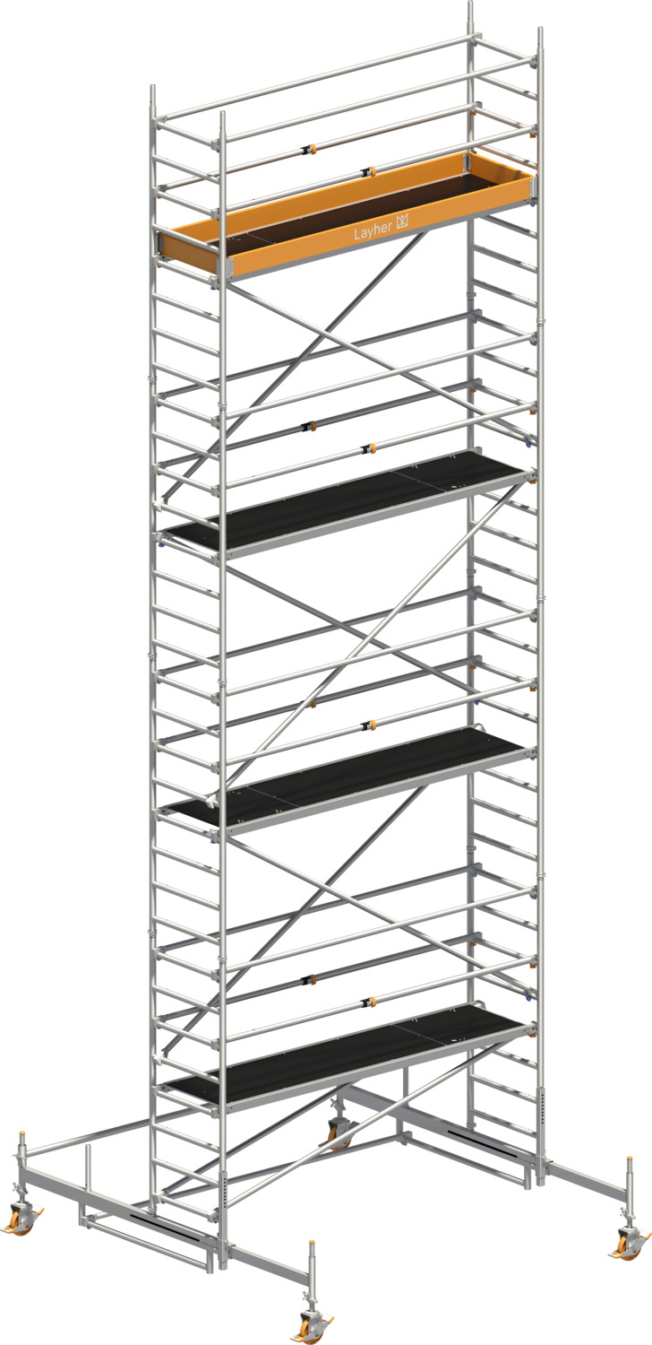 Uni Standard P2 mit Uni Telegeländer, Standhöhe 11,38 m
