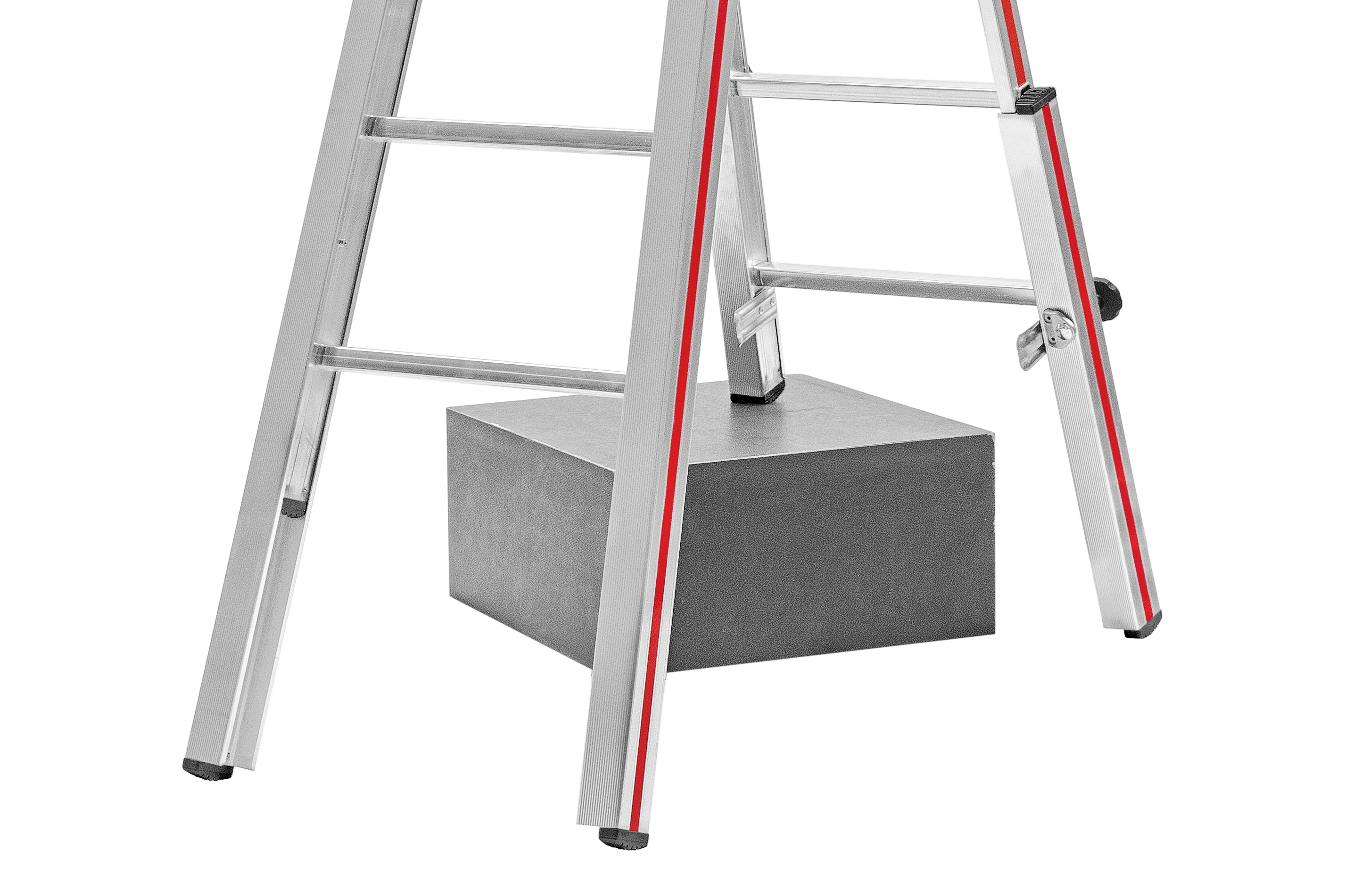Fußverlängerungsset für Sprossenstehleitern 1.370 mm lang Fußverlängerungsset für Sprossenstehleitern 1.370 mm lang