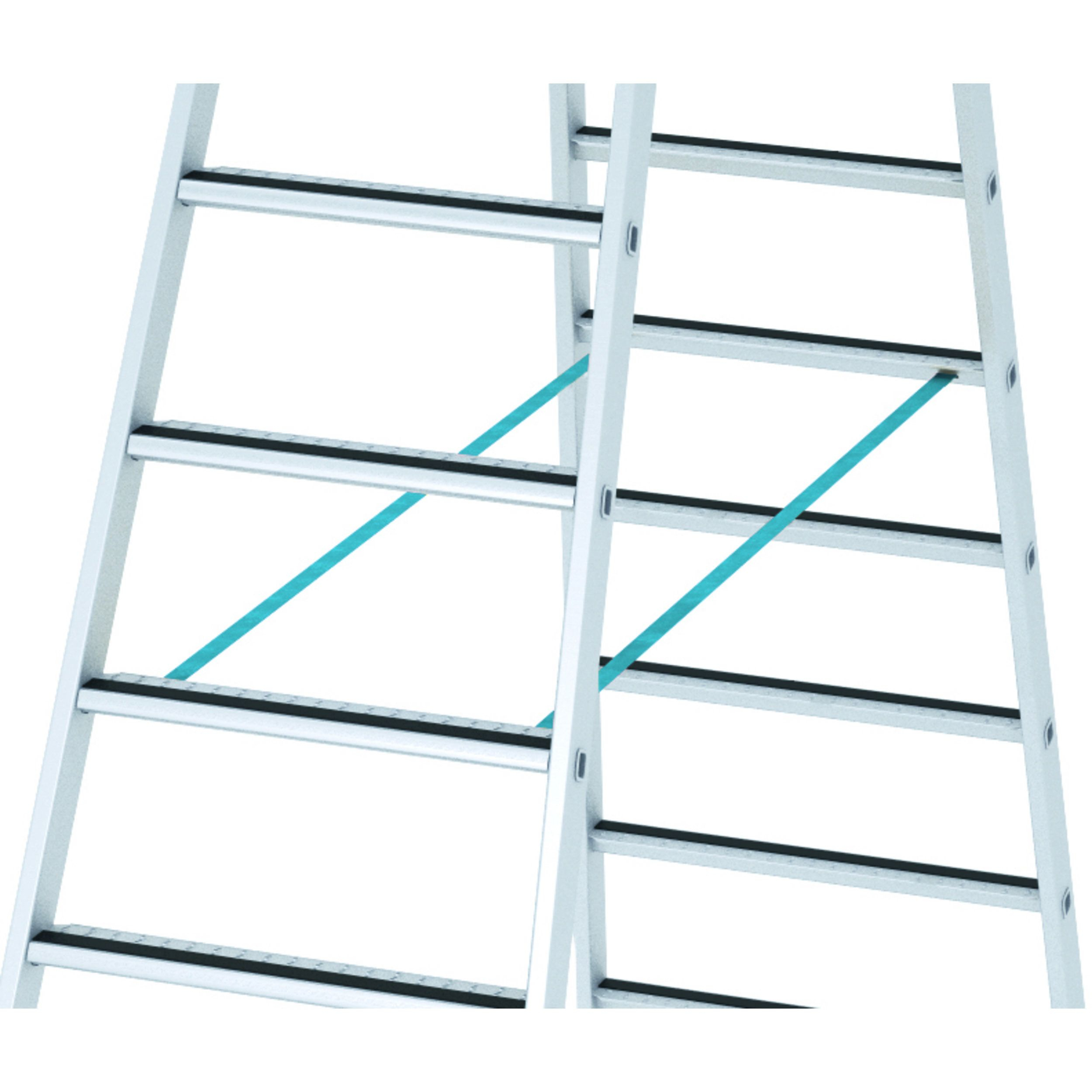 R13step B, Gebördelte Stufen-Stehleiter, 2x3 Stufen