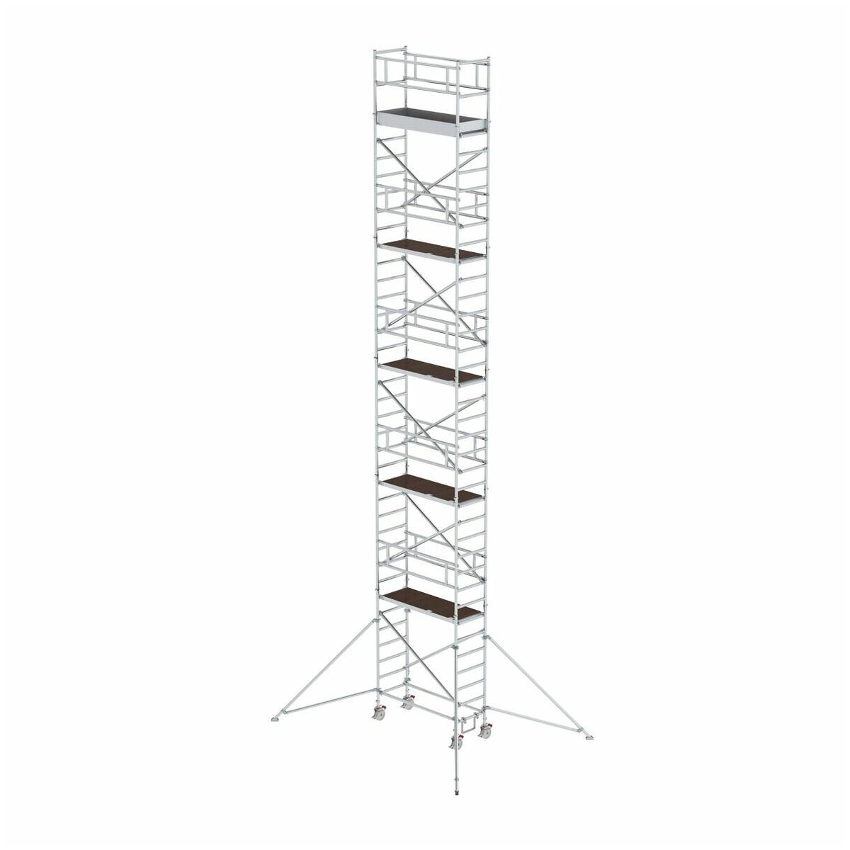 Aluminium-Rollgerüst mit Ausleger, Standhöhe 3,07 m