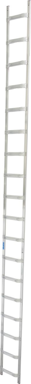 DachLeiter mit 18 Sprossen aus Aluminium