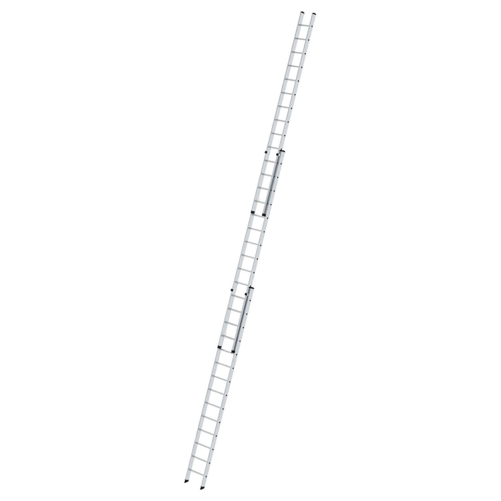 Aluminium-Schiebeleiter 3-teilig, 3x14 Sprossen Aluminium-Schiebeleiter 3-teilig - 3x8 Sprossen