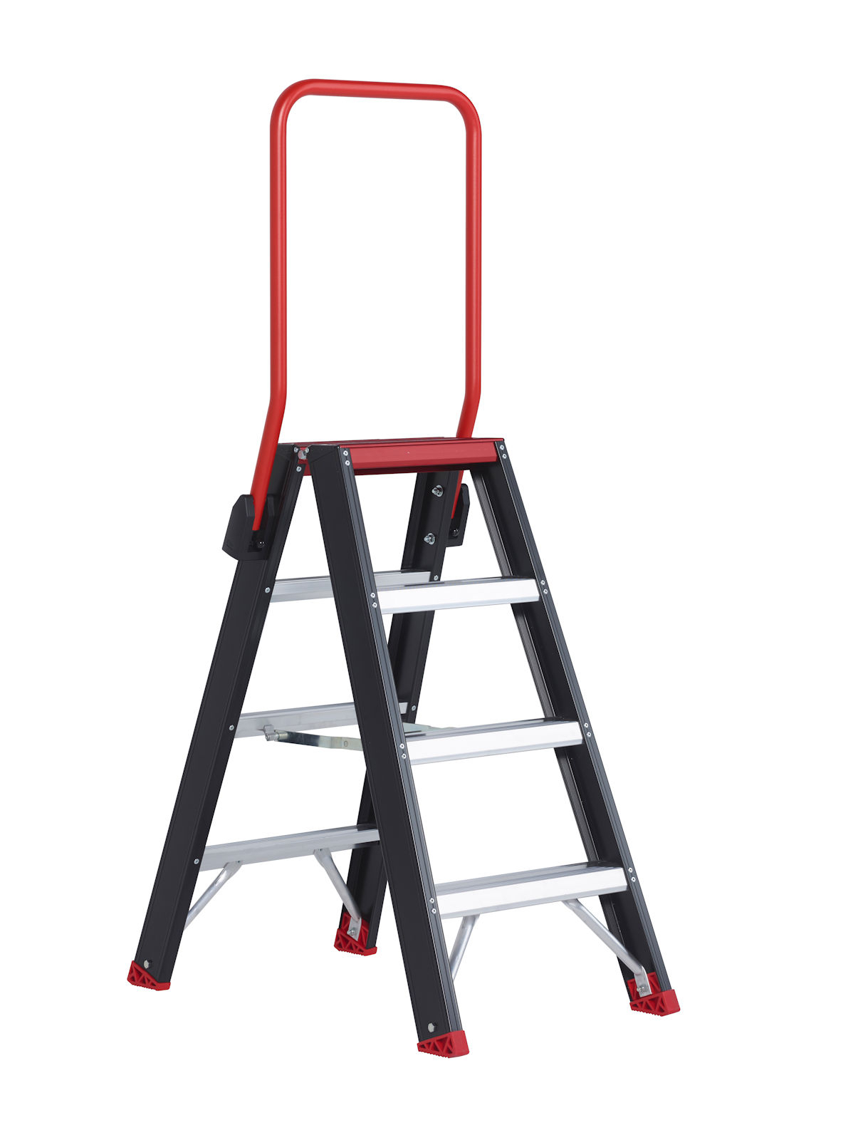 Taurus TDO Stufenstehleiter - beidseitig begehbar, 2 x 2 Stufen