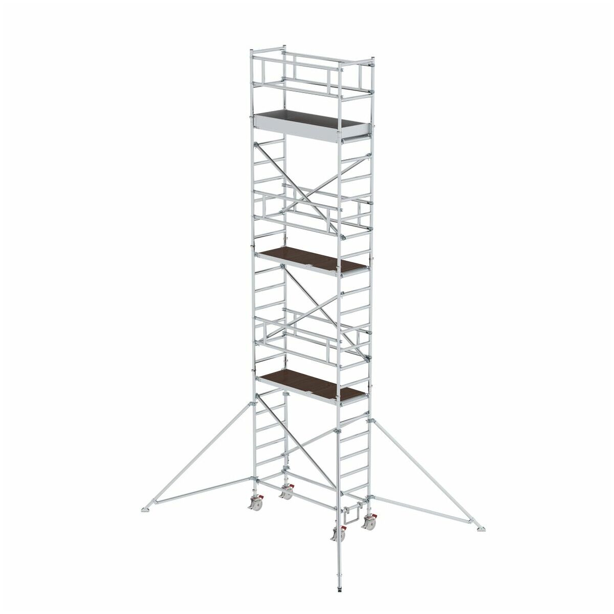 Aluminium-Rollgerüst mit Ausleger, Standhöhe 3,07 m