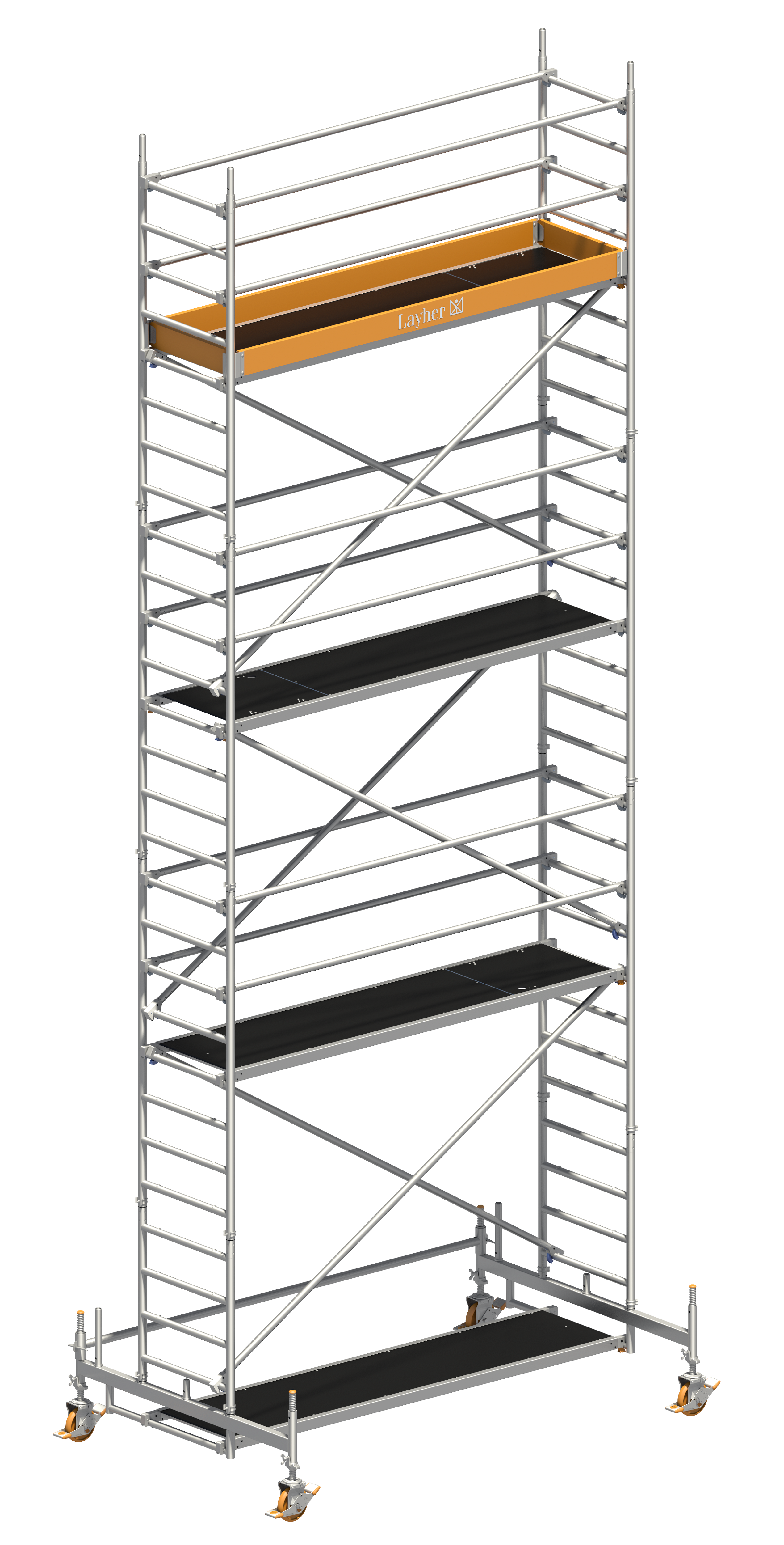 Uni Standard Sicherheitsaufbau P2 Arbeitshöhe 6,35 m