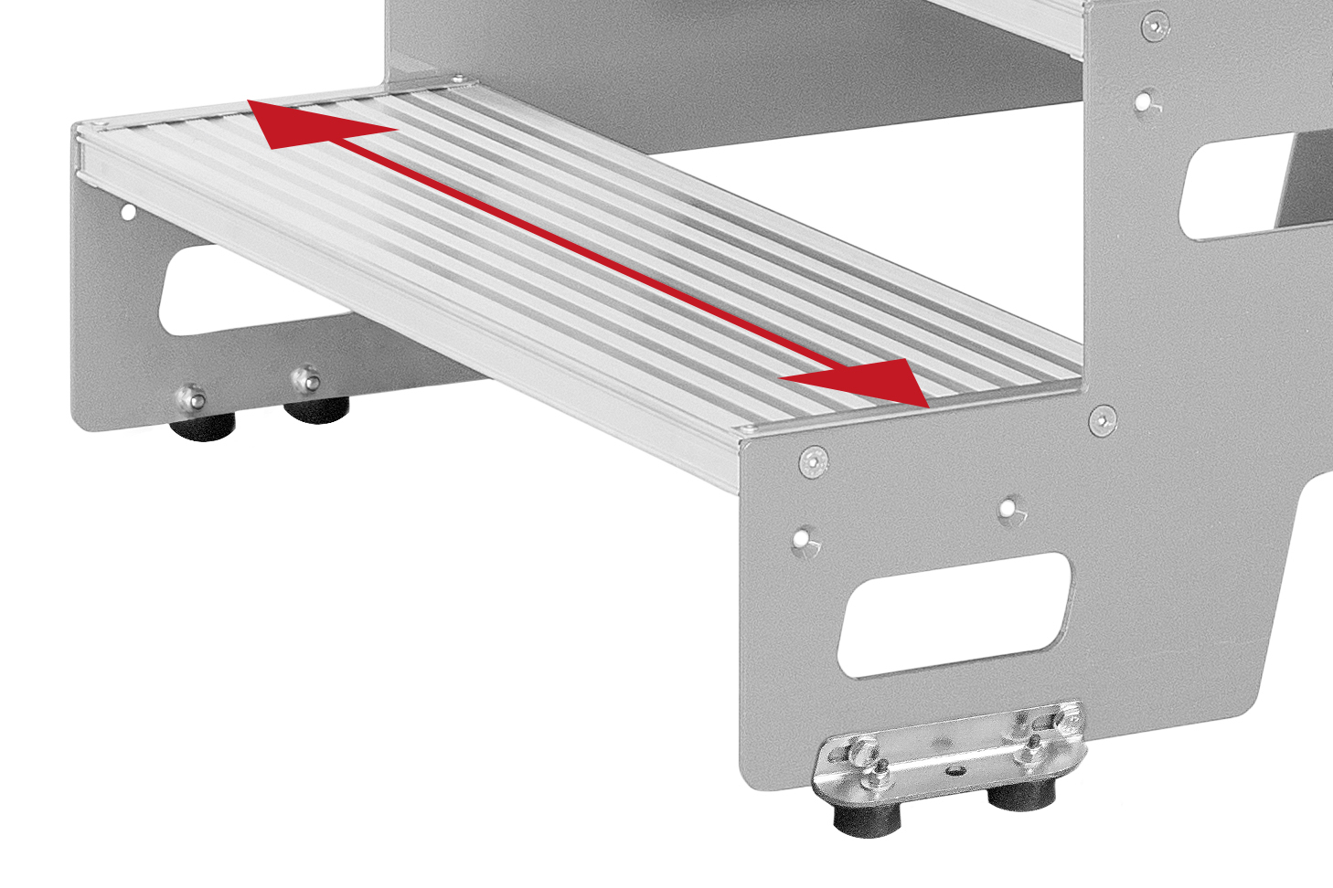 Detail Industrietritt nach DIN EN 14183 - 3 Stufen - 600 mm breit