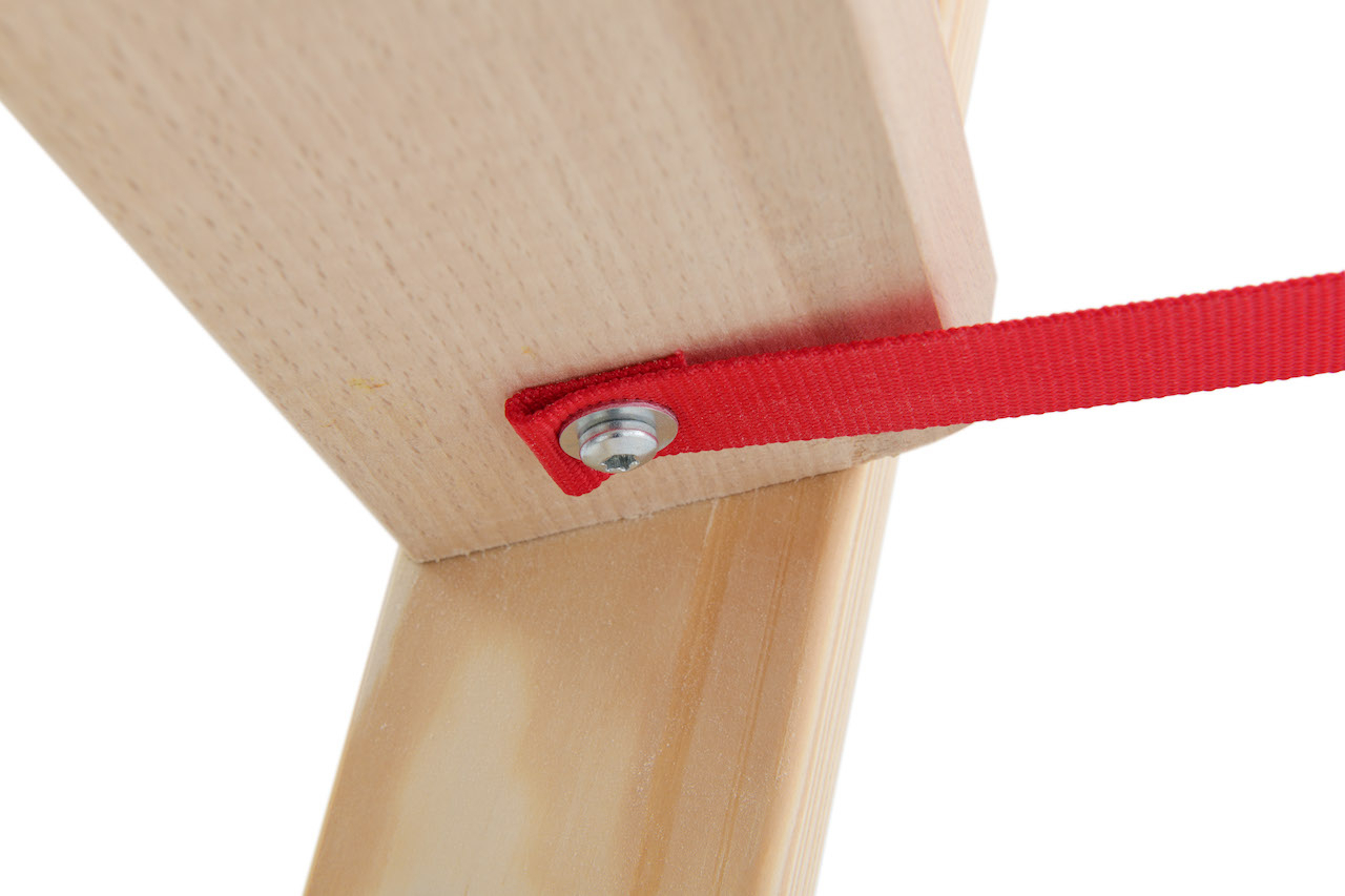 Holz-Stufenstehleiter, beidseitig begehbar - 2x5 Stufen